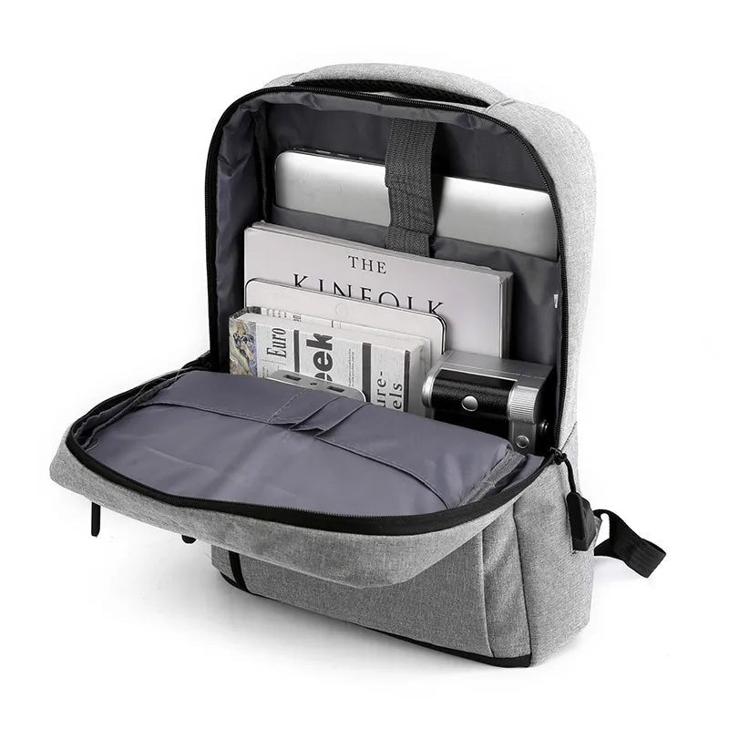Mochila Executiva LN088 - Notebook 15`, Porta USB