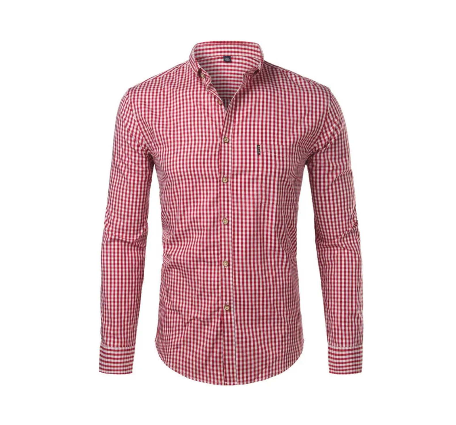 Camisa Social Masculina Manga Longa Quadriculada