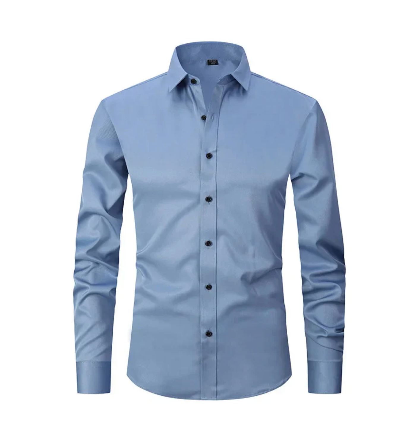 Camisa Social Masculina Elástica Slim Fit