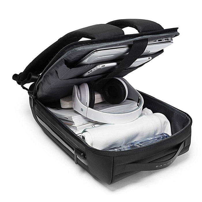 Mochila Executiva LN401 - Notebook 15`, Impermeável, Porta USB e Trava TSA