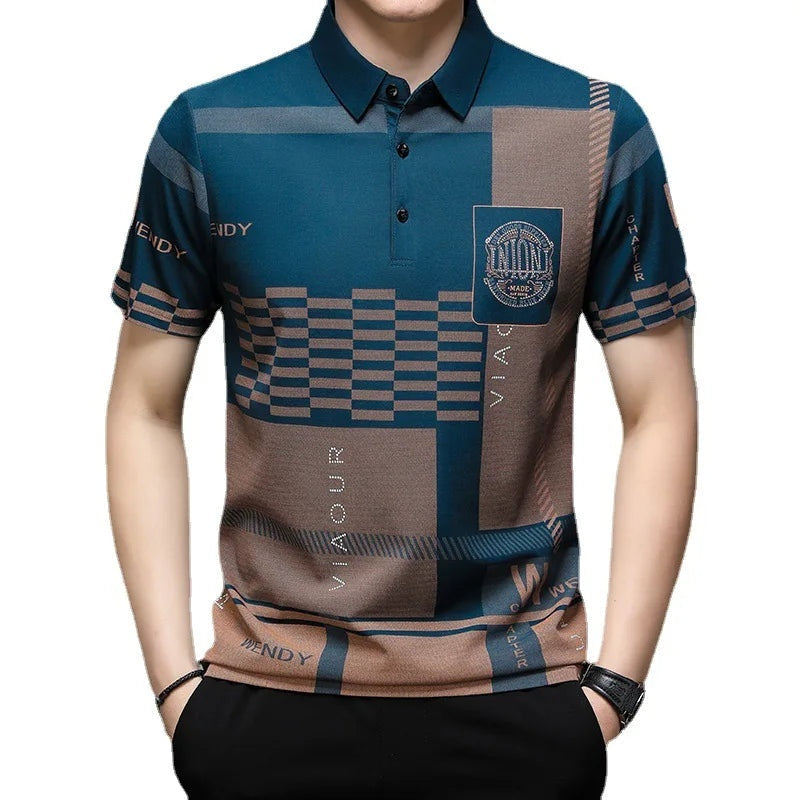 Camisa Polo Masculina Estampada LN197