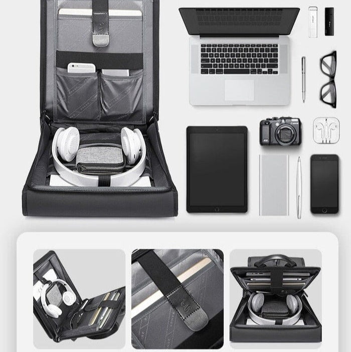 Mochila Executiva LN414 - Notebook 15`, Impermeável
