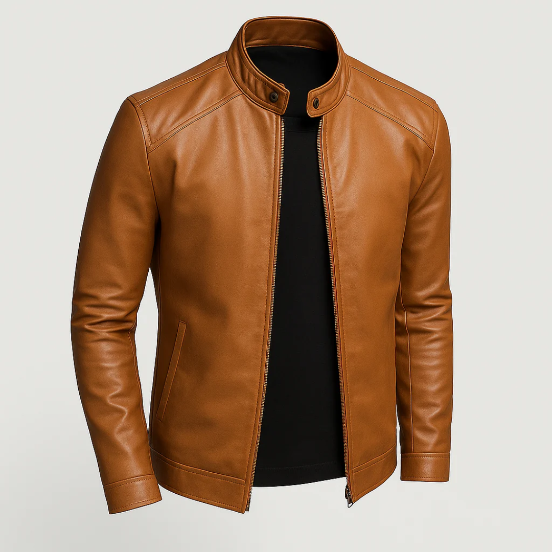 Jaqueta Masculina em Couro