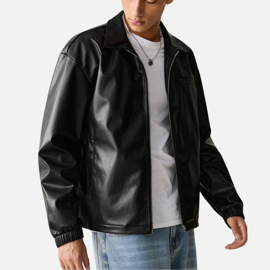 Jaqueta de Couro Masculina Urban