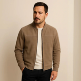Jaqueta Masculina de Suede Old Money