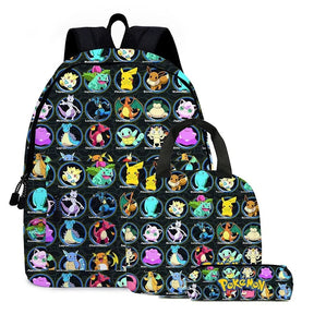 Kit Escolar e Lancheira - Pokémon Go