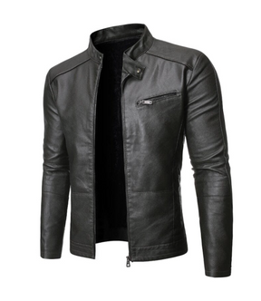 Jaqueta Masculina de Couro Madrid