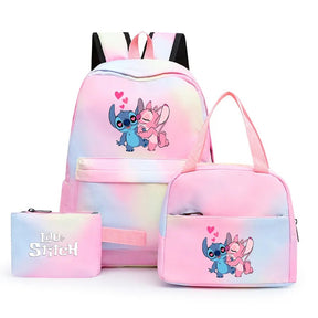 Kit Escolar e Lancheira - Lilo e Stitch