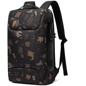 Mochila Executiva LN401 - Notebook 15`, Impermeável, Porta USB e Trava TSA