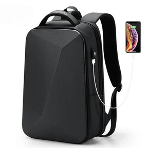 Mochila Executiva LN087 - Notebook 14`, Expansível, Impermeável e Porta USB