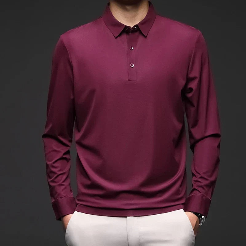 Camisa Polo Manga Comprida Masculina LN051