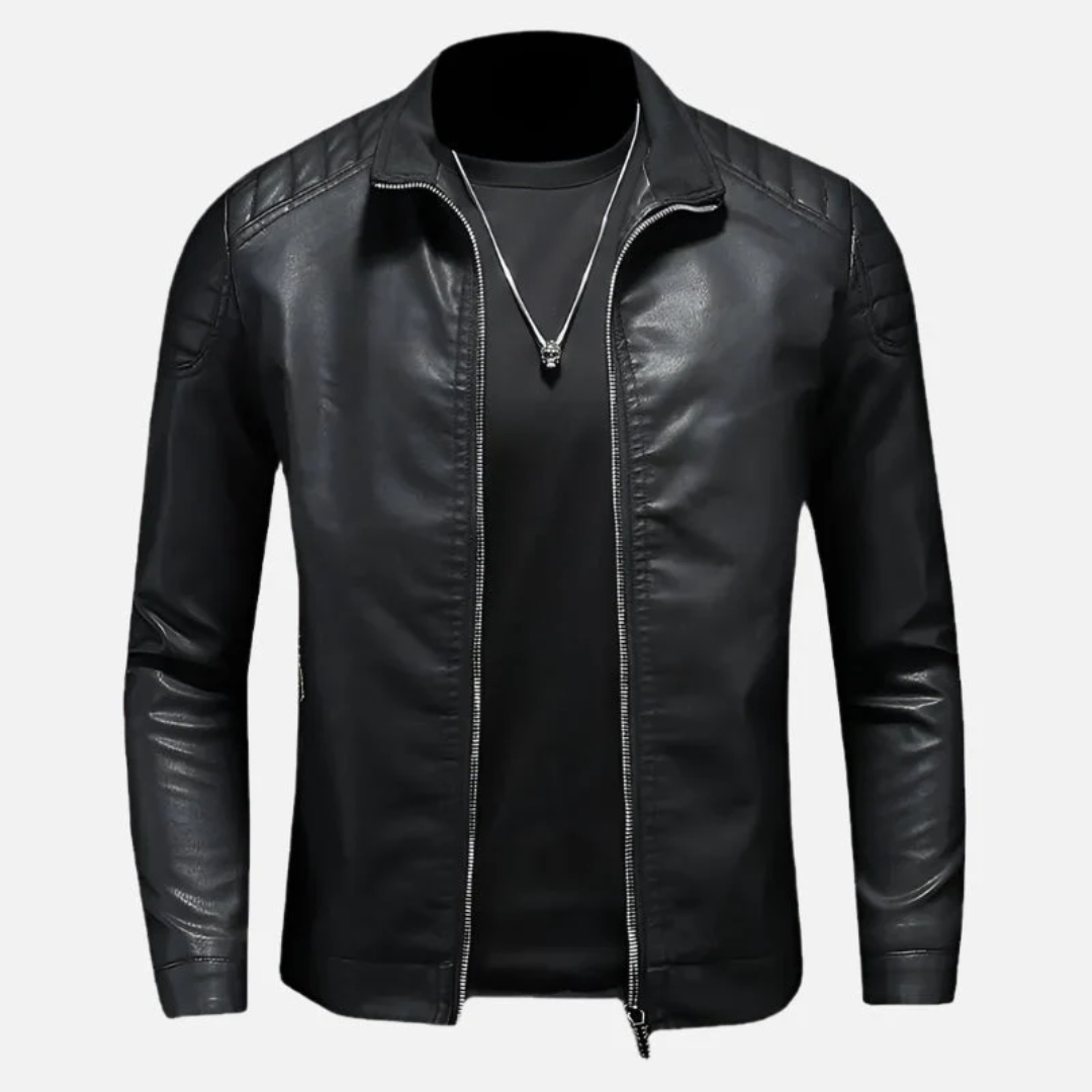Jaqueta de Couro Masculina Velmark