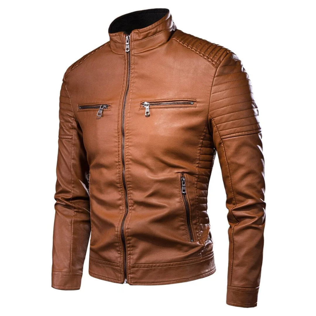 Jaqueta Masculina de Couro Italiano