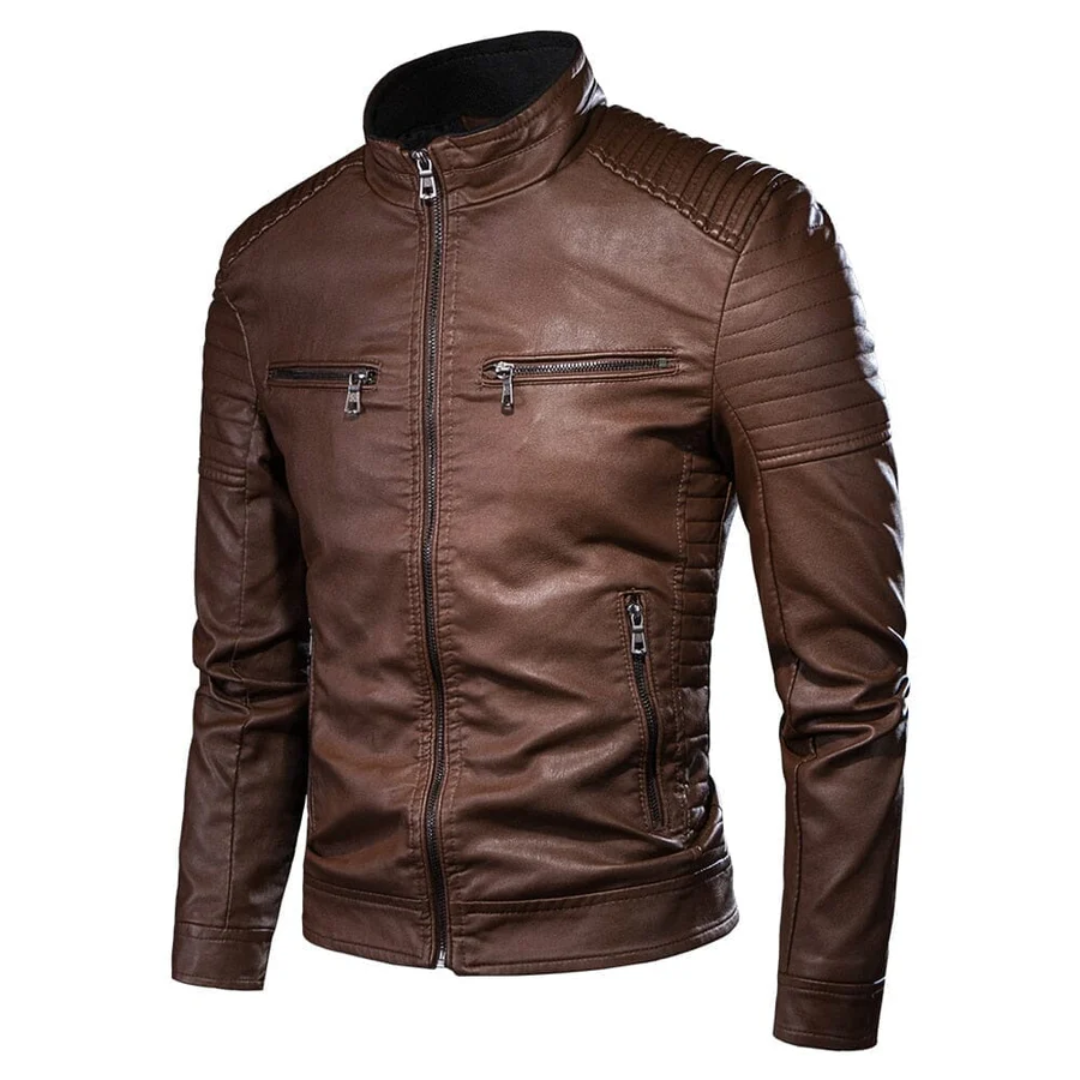 Jaqueta Masculina de Couro Italiano