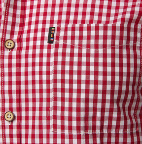 Camisa Social Masculina Manga Longa Quadriculada