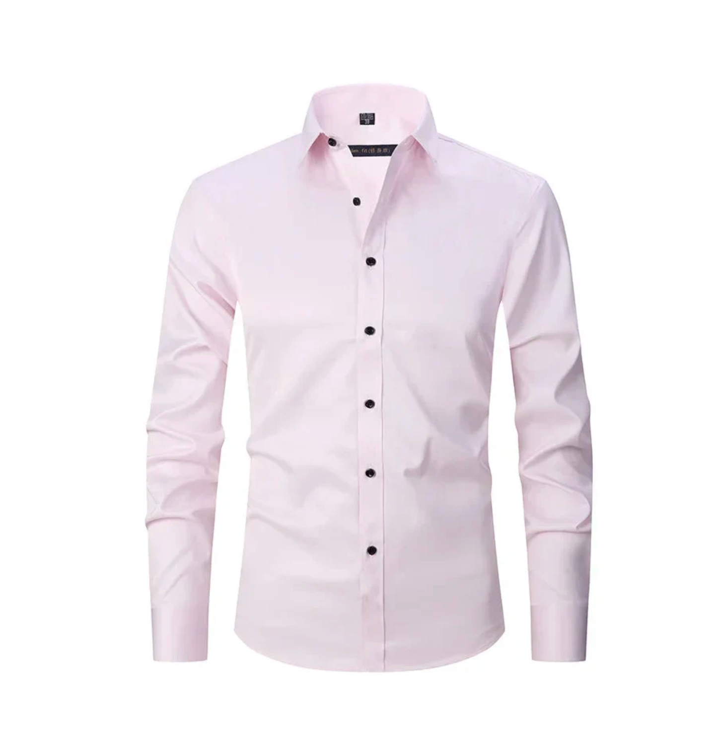 Camisa Social Masculina Elástica Slim Fit