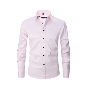 Camisa Social Masculina Elástica Slim Fit