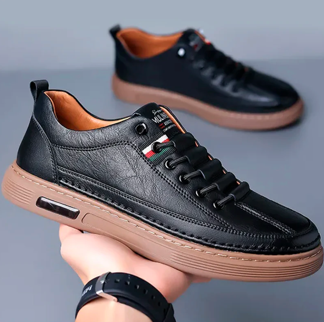 Tênis Masculino Italiano de Couro